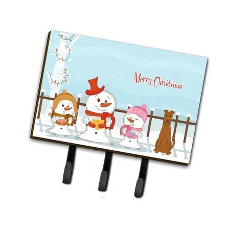 Carolines Treasures Merry Christmas Carolers Irish Terrier Leash or Key Holder BB2393TH68